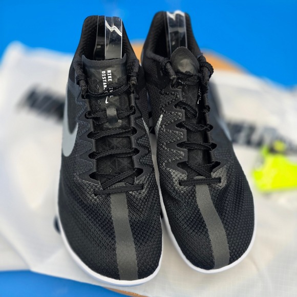 Nike Zoom Rival Distance Black White‎ Silver Running Track Spikes FZ9653-001 main image 4